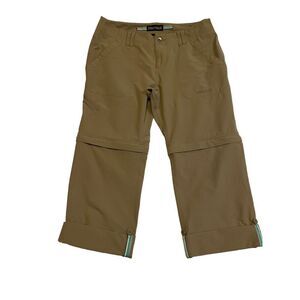 Marmot Women’s Brown Convertible  Hiking Pants/ Outdoor/ Camping/Capri Size 6